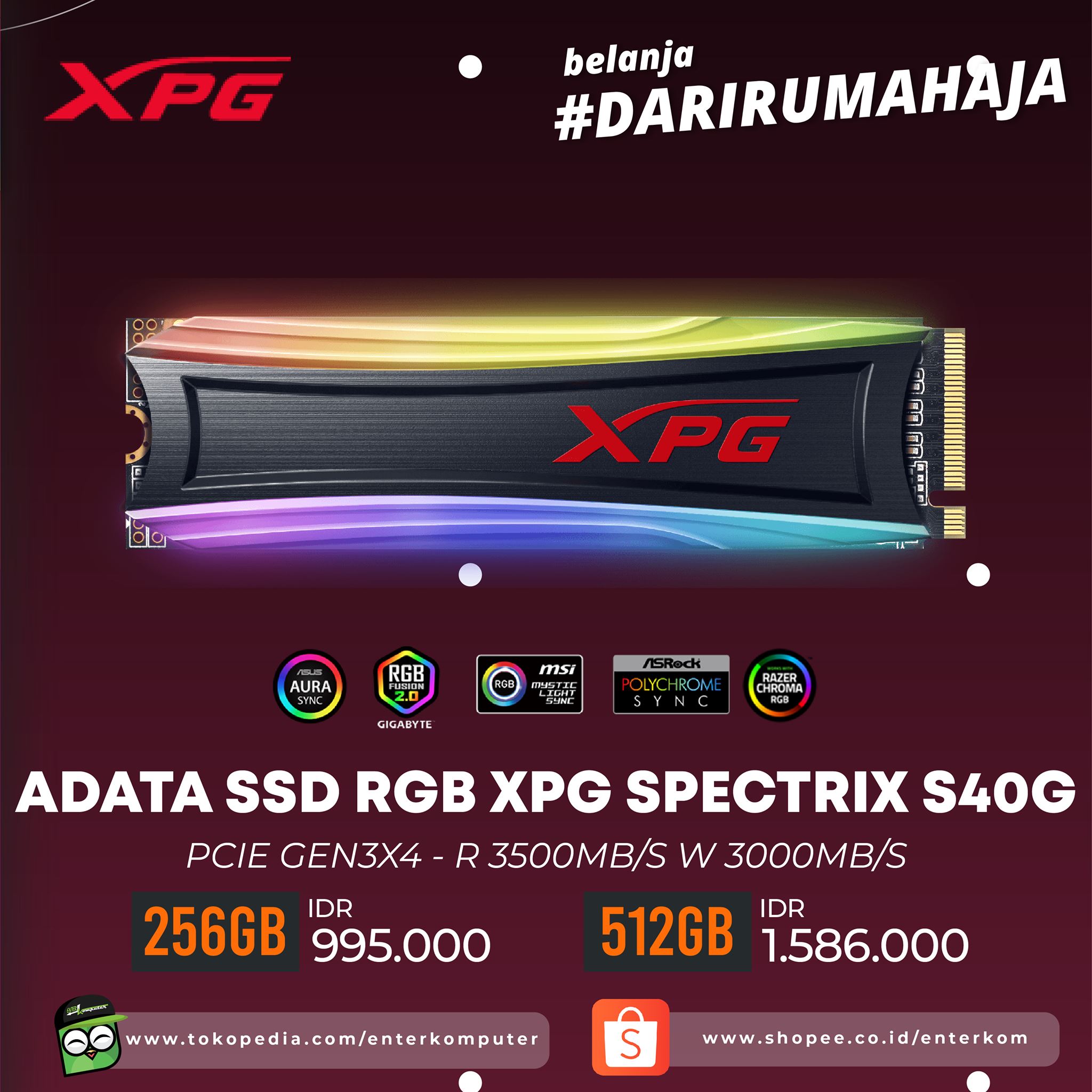 ENTER Komputer - Bikin PC kamu semakin full RGB dengan SSD ADATA SSD ...