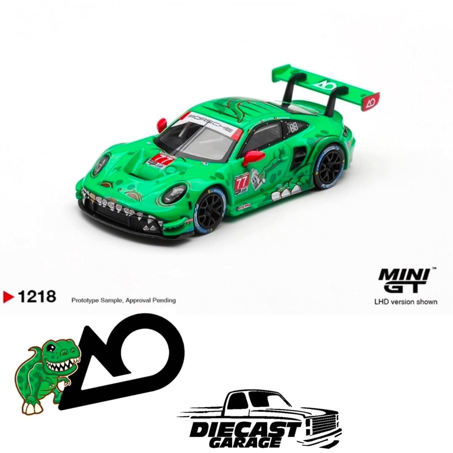 Mini GT 1:64 Rexy ? Porsche 911 GT3 R (992) #77 AO Racing 2025 