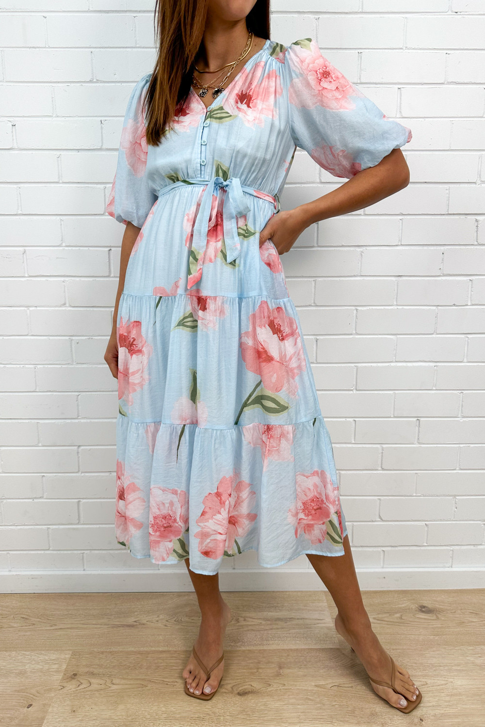 white midi boho dress Ever After Ivory Multi Crafted from soft Color:Coral/Red/White Lace-Up Back Wedding Dresses @CLASSIC-noir-wine-leather