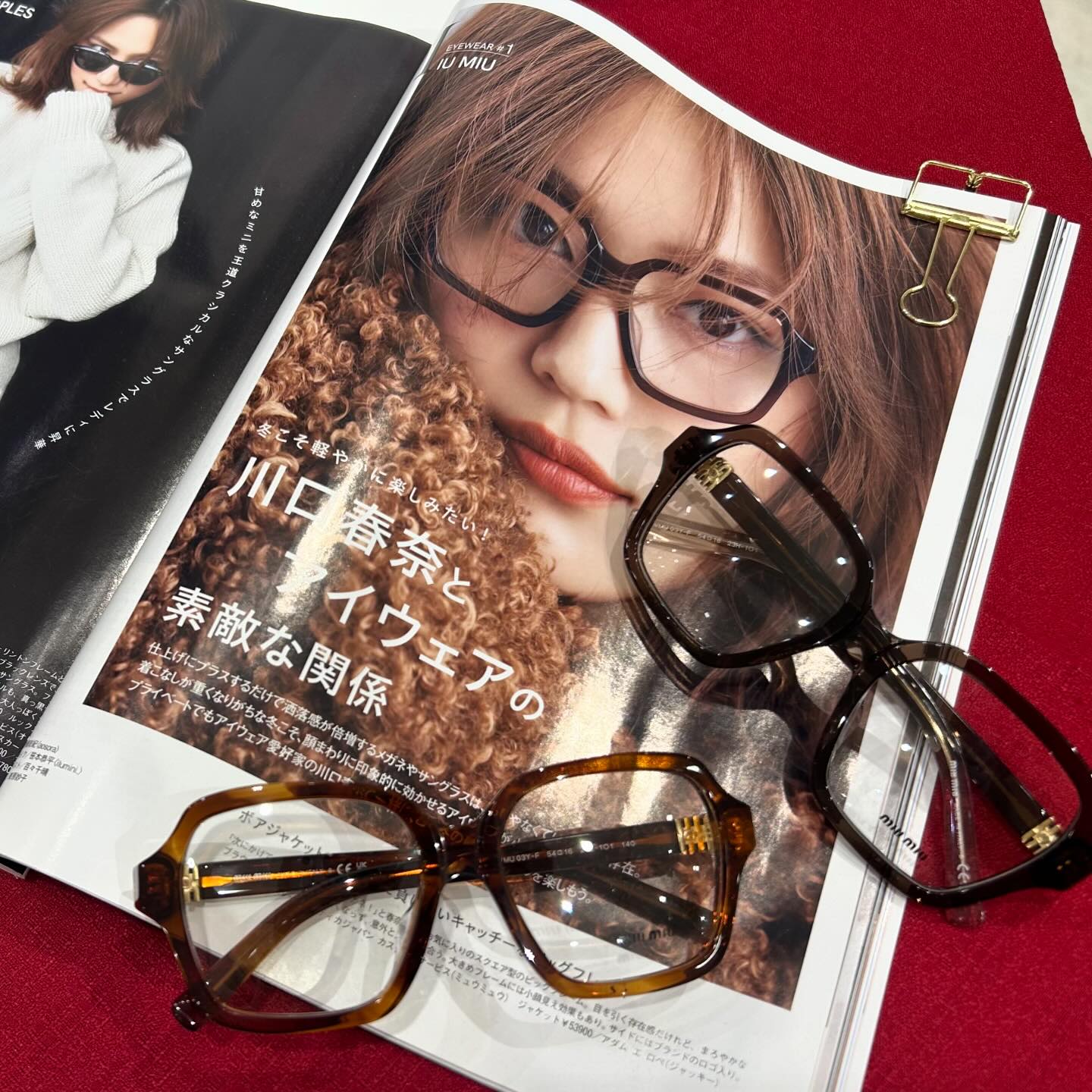 mıumıu #ミュウミュウ #川口春奈 ✨再入荷✨ miumiu人気アイテムの