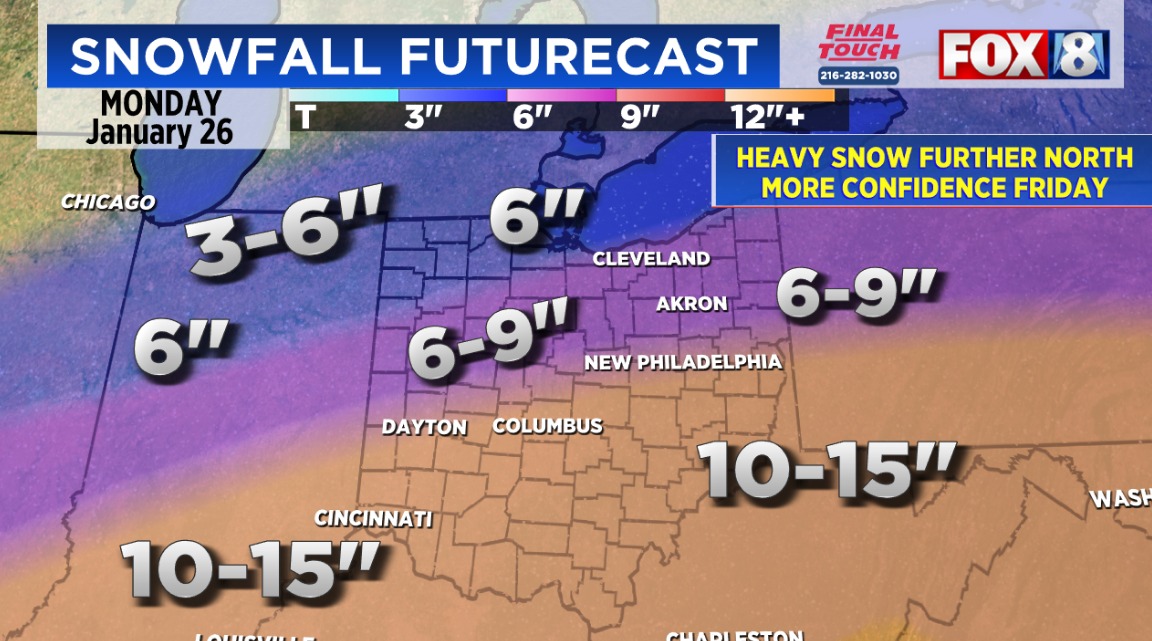 Fox 8 News - WINTER STORM WARNING: This is a multi-day... | Facebook