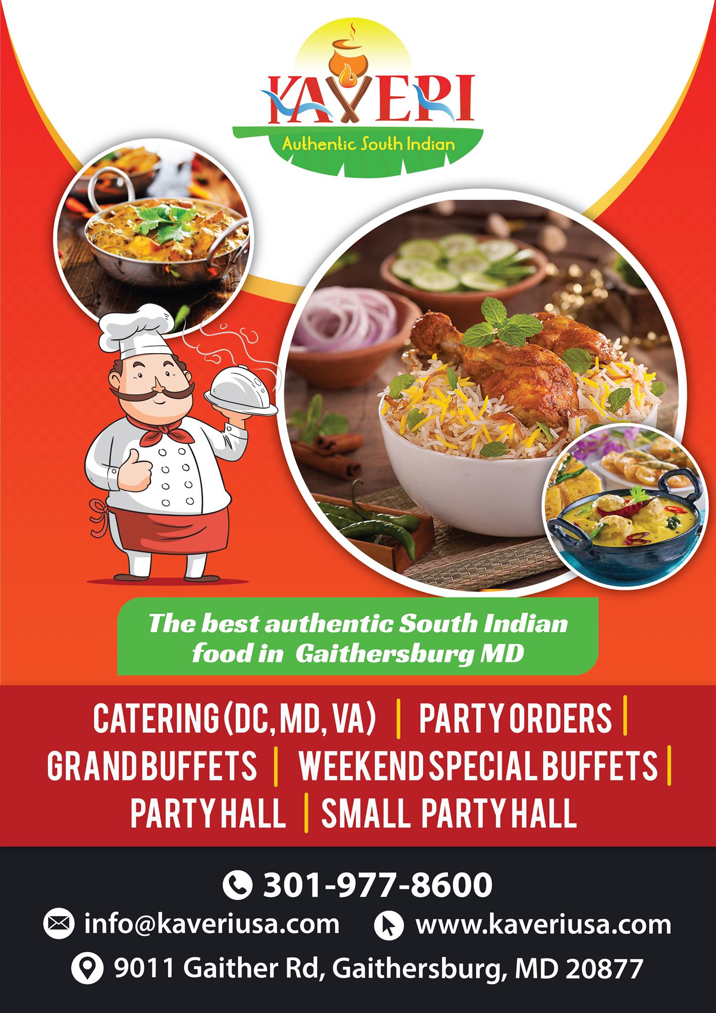 Kaveri South Indian Restuarant | Gaithersburg MD