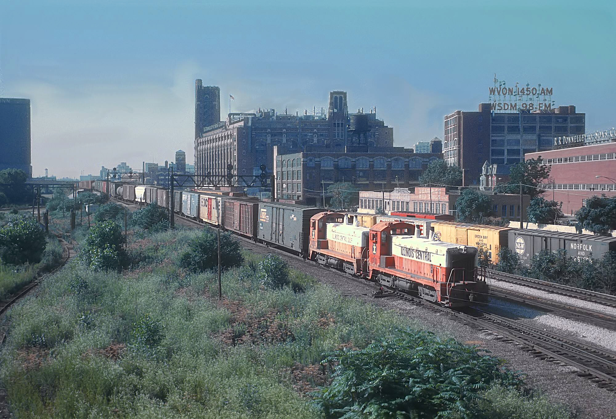 Illinois Central Gulf Train Trip in 1977