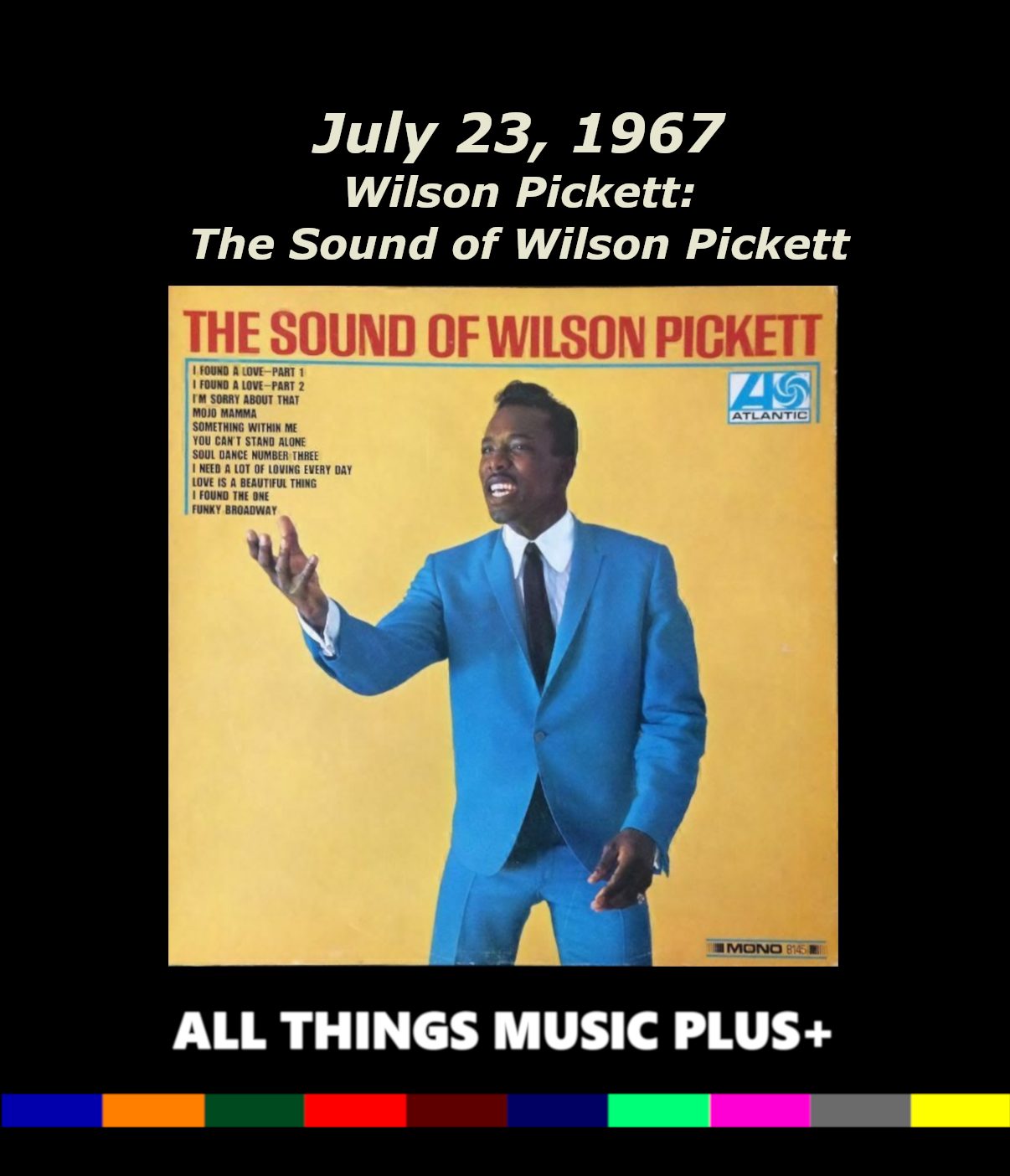Wilson Pickett sings in New York 1967