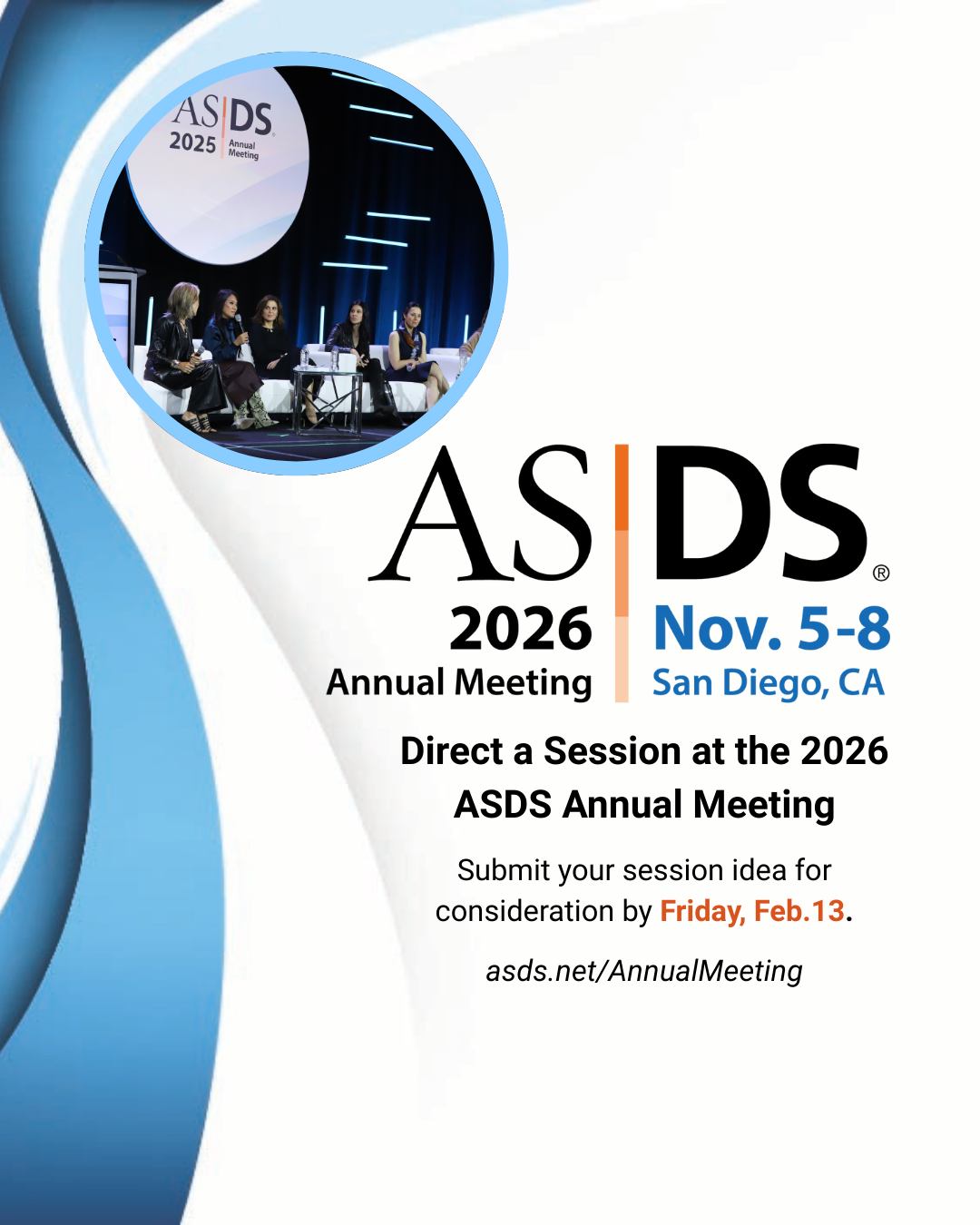 ASDS - Would you like to direct an educational session at the 2026 ASDS ...