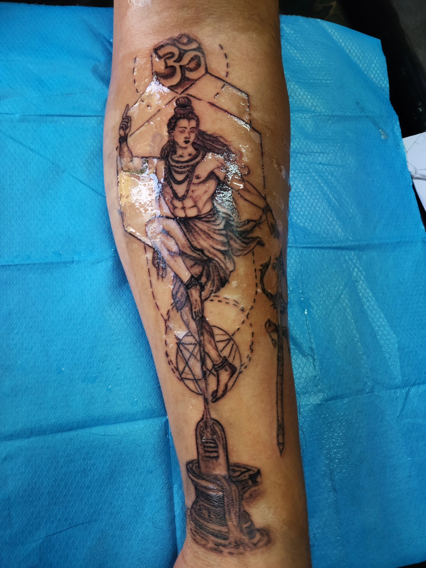 Addic Ink - This tattoo design portrays Lord Shiva in a... | Facebook