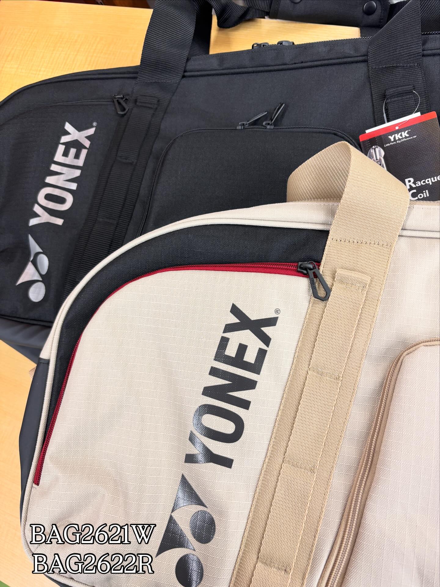 YONEX ラケットバック新製品✨ ⁡ BAG2621W・BAG2622R 入荷致しました‬‬‬‬‬ 