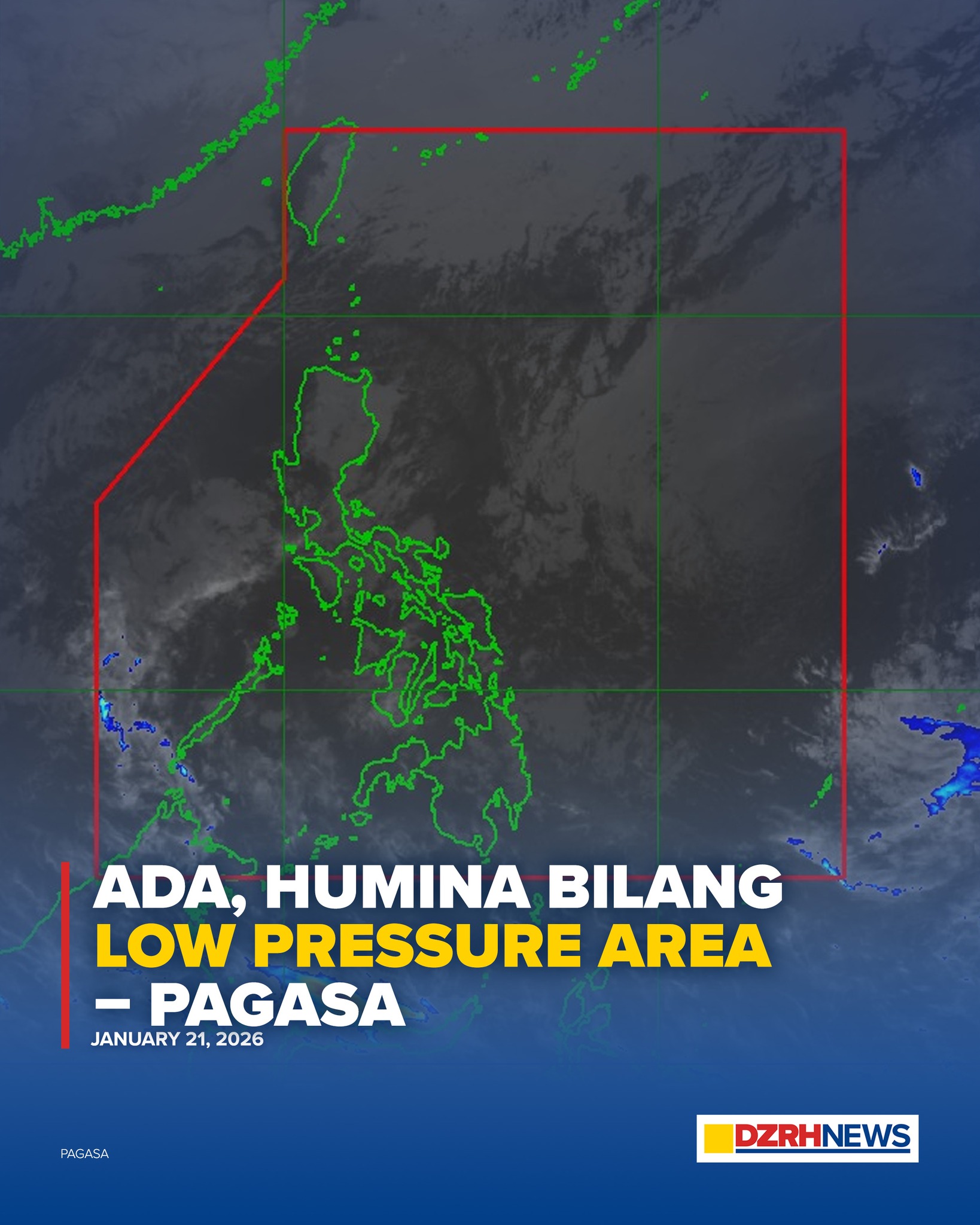 DZRH - As of 2:00 PM ngayong Miyerkules, Enero 21, humina bilang low ...