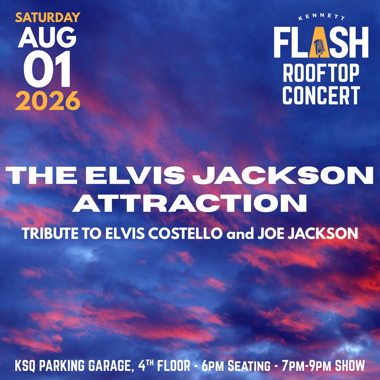 Elvis Costello and Joe Jackson tribute show at Kennett Flash