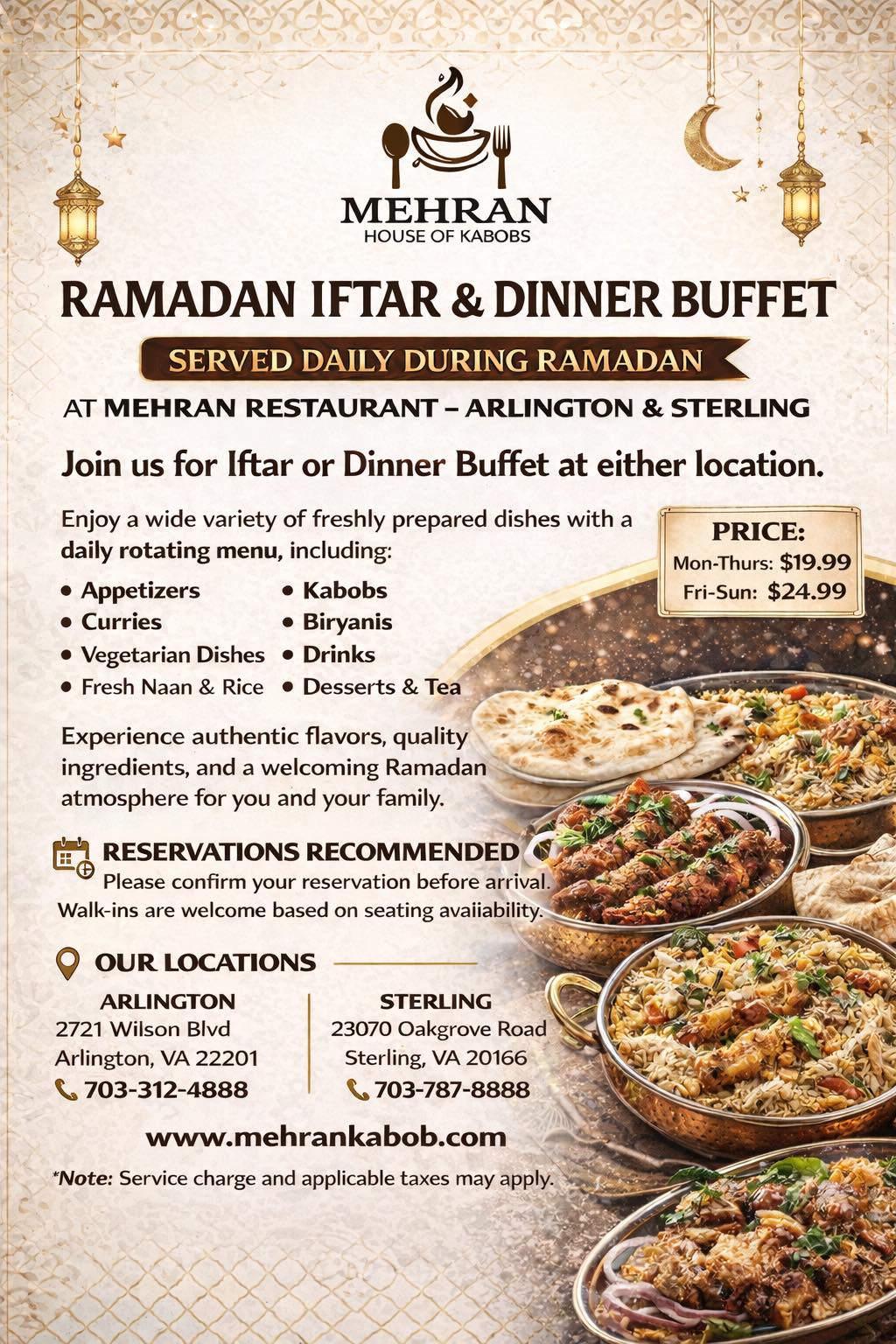 Mehran Restaurant | Sterling VA