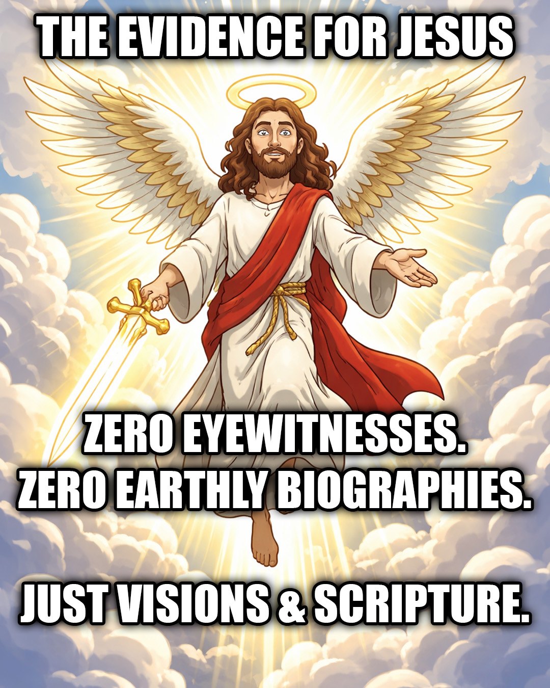 Paul never met a human Jesus. He saw... - Godless Engineer | Facebook
