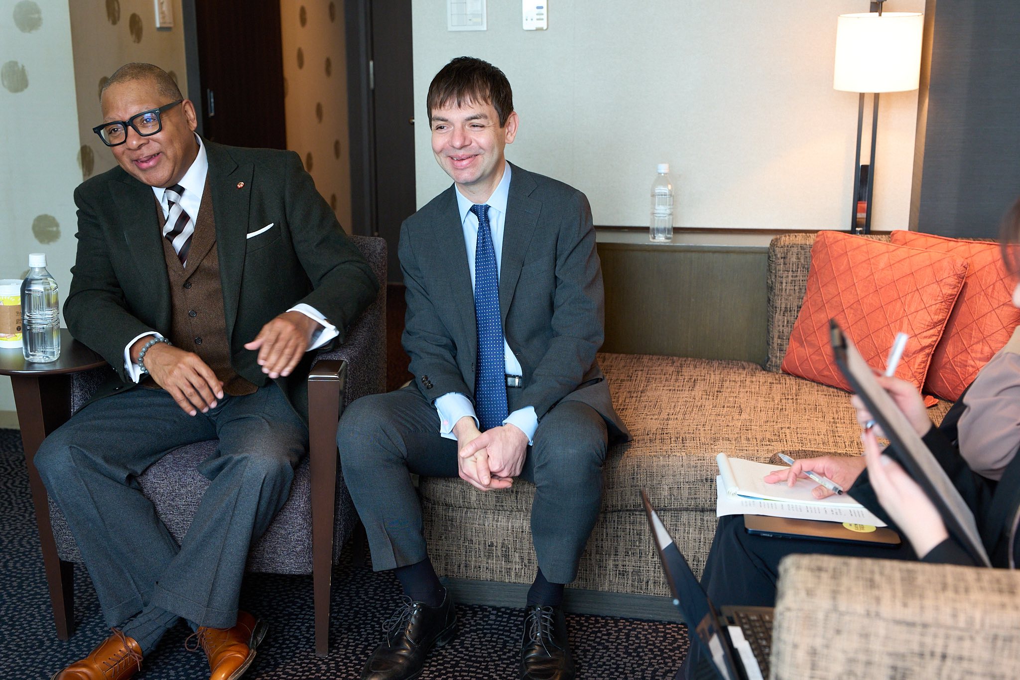 Yesterday began with a series of joint interviews with Dan Nimmer 