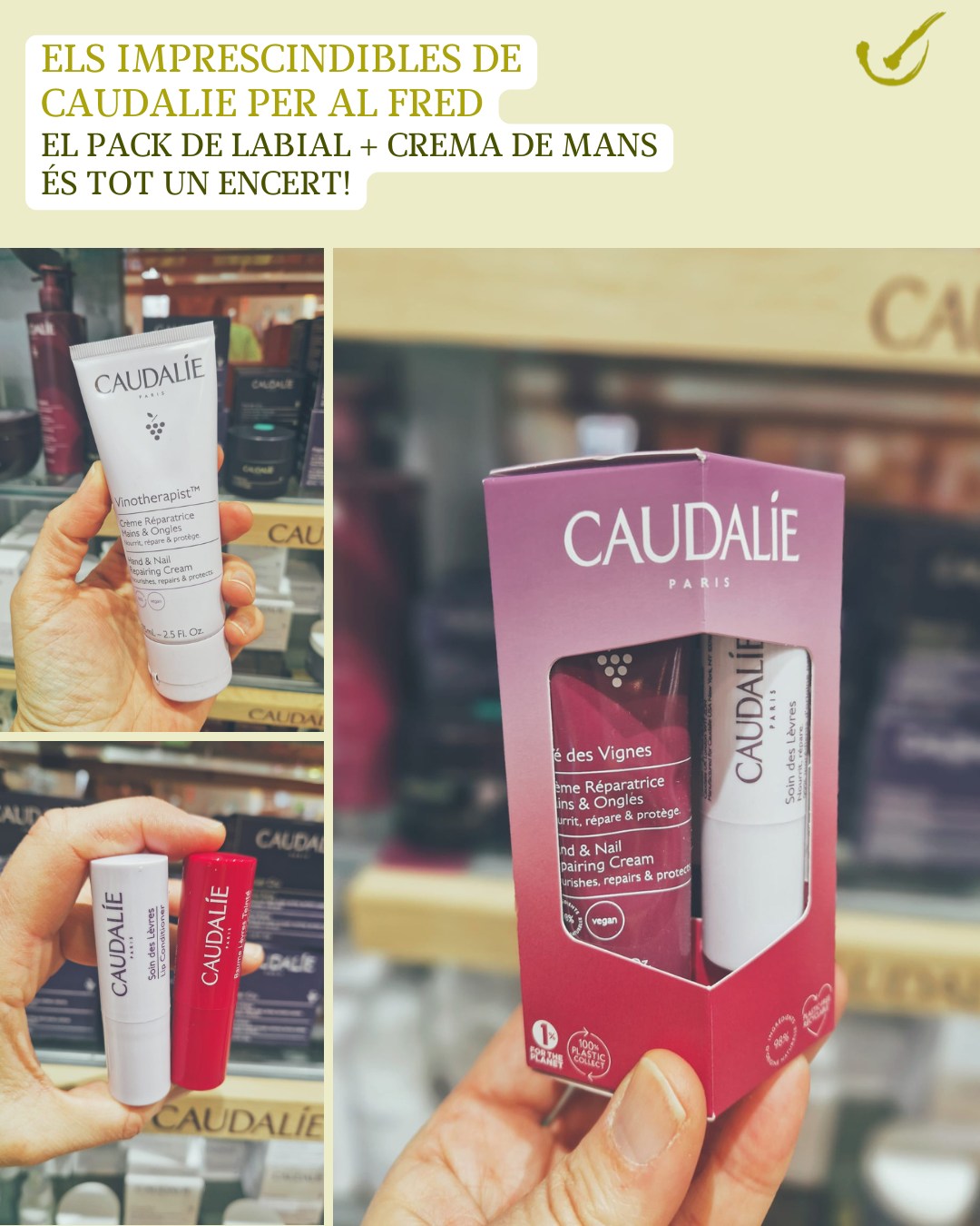 Farmàcia - 𝗘𝗹𝘀 𝗶𝗺𝗽𝗿𝗲𝘀𝗰𝗶𝗻𝗱𝗶𝗯𝗹𝗲𝘀 𝗱𝗲 𝗖𝗮𝘂𝗱𝗮𝗹𝗶𝗲 𝗽𝗲𝗿 𝗮𝗹 𝗳𝗿𝗲𝗱 ️💄👐⁣ ⁣ Quan ...