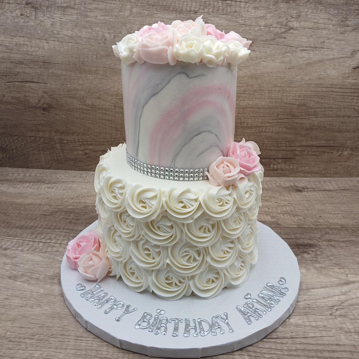 Tastries - 🌸🎂 Celebrating in style with this gorgeous custom cake from ...
