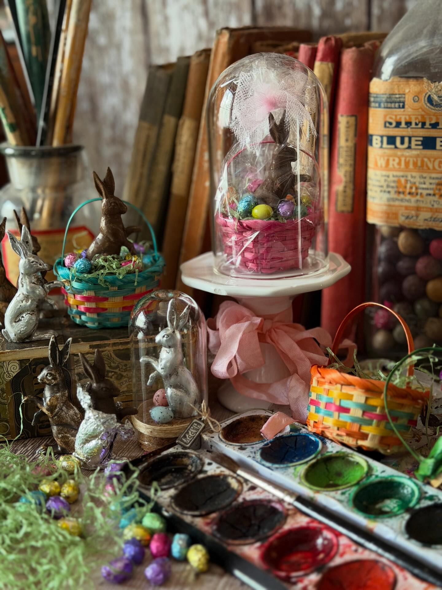 🐰Tiny Easter nostalgia! From the colorful painted mini baskets to  display picture 1