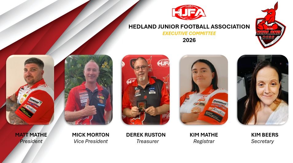 Following the recent... - Hedland Junior Football Association | Facebook