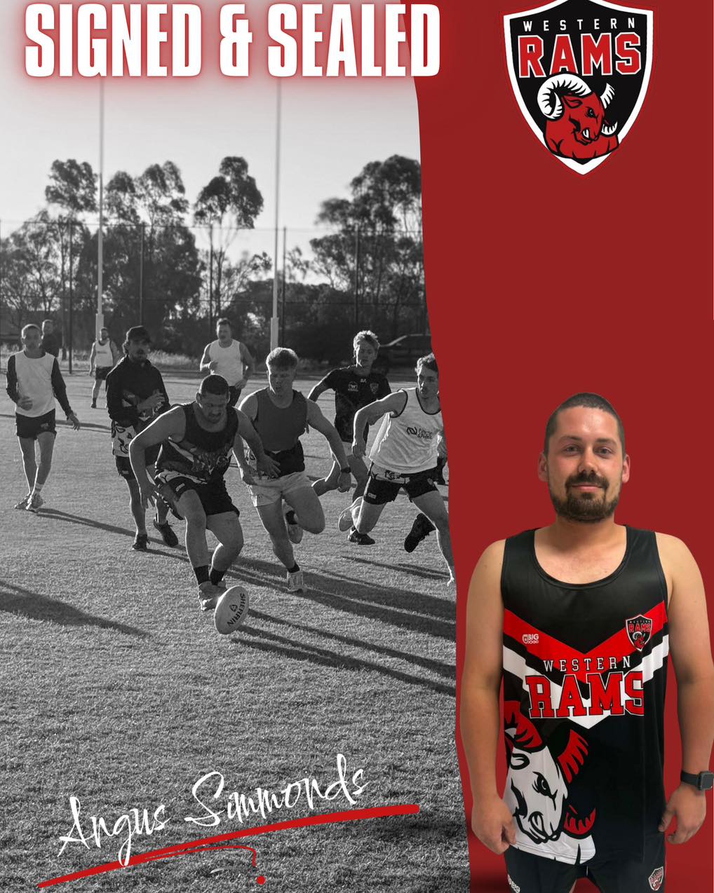 Western - Signed and sealed - Angus Simmonds 🐏 Angus is officially ...