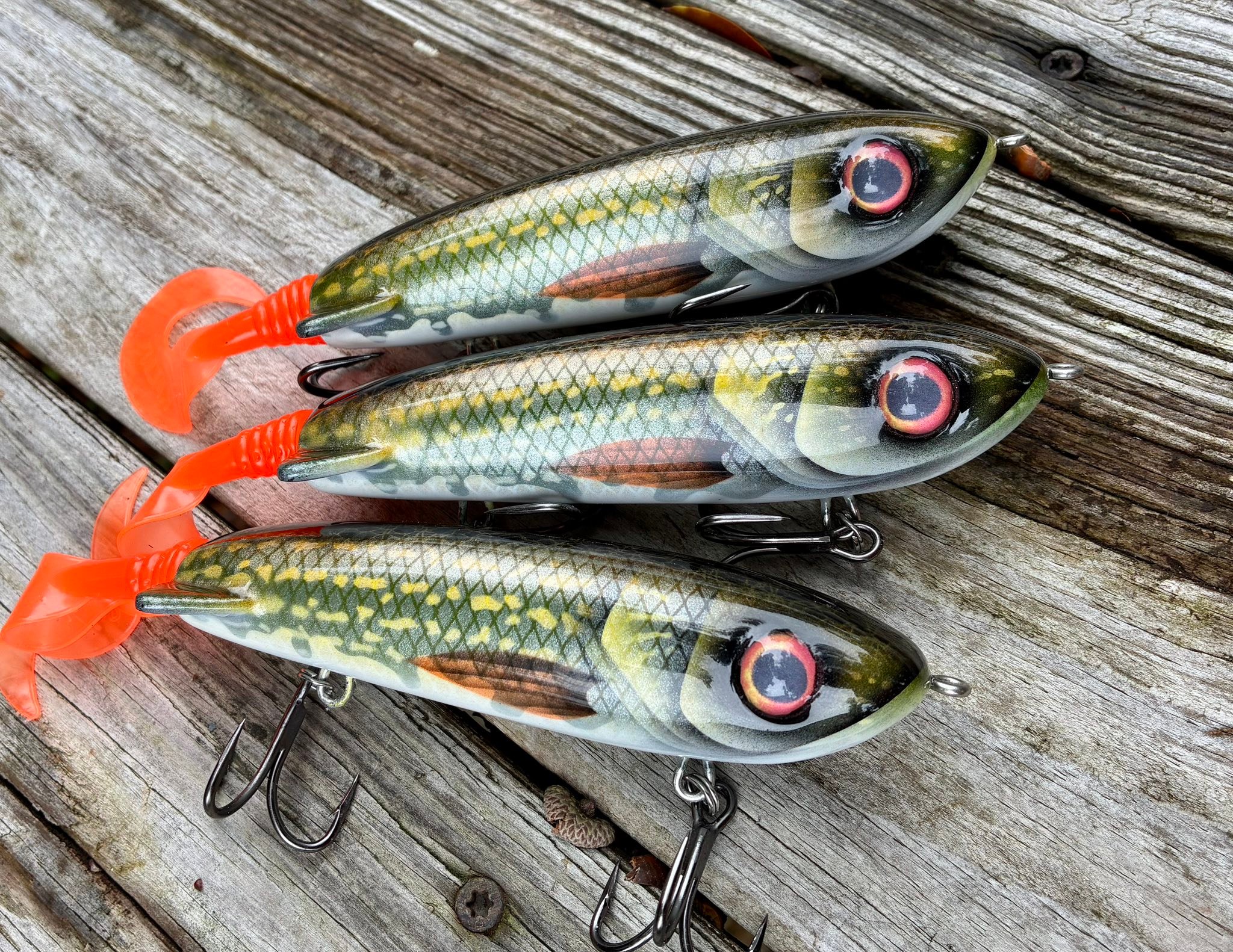 fake fish lure jig Catfish Sumo Bait Stalker Jigs - 3 Pack | Goldfish; 1 oz Size:1.6in 1/4oz - 5pcs off shore fishing this jig nails the Is this lube alright