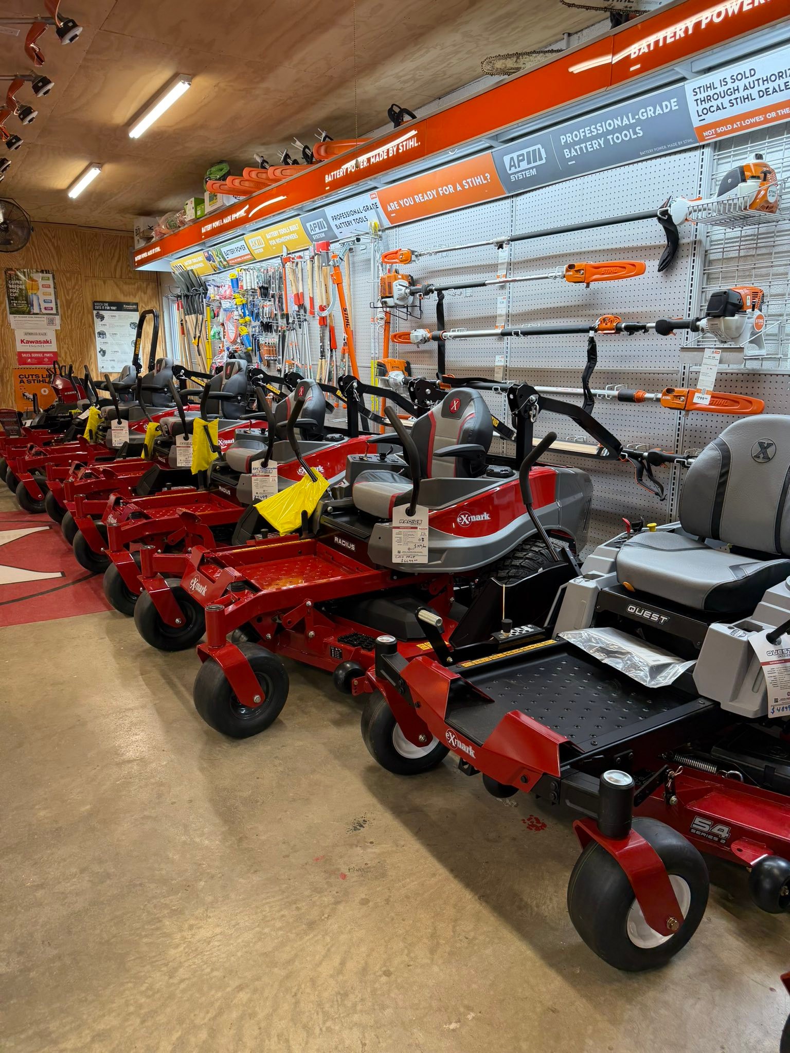 Heritage Saw & Mower sale on Lazer E 52's in Mebane, NC