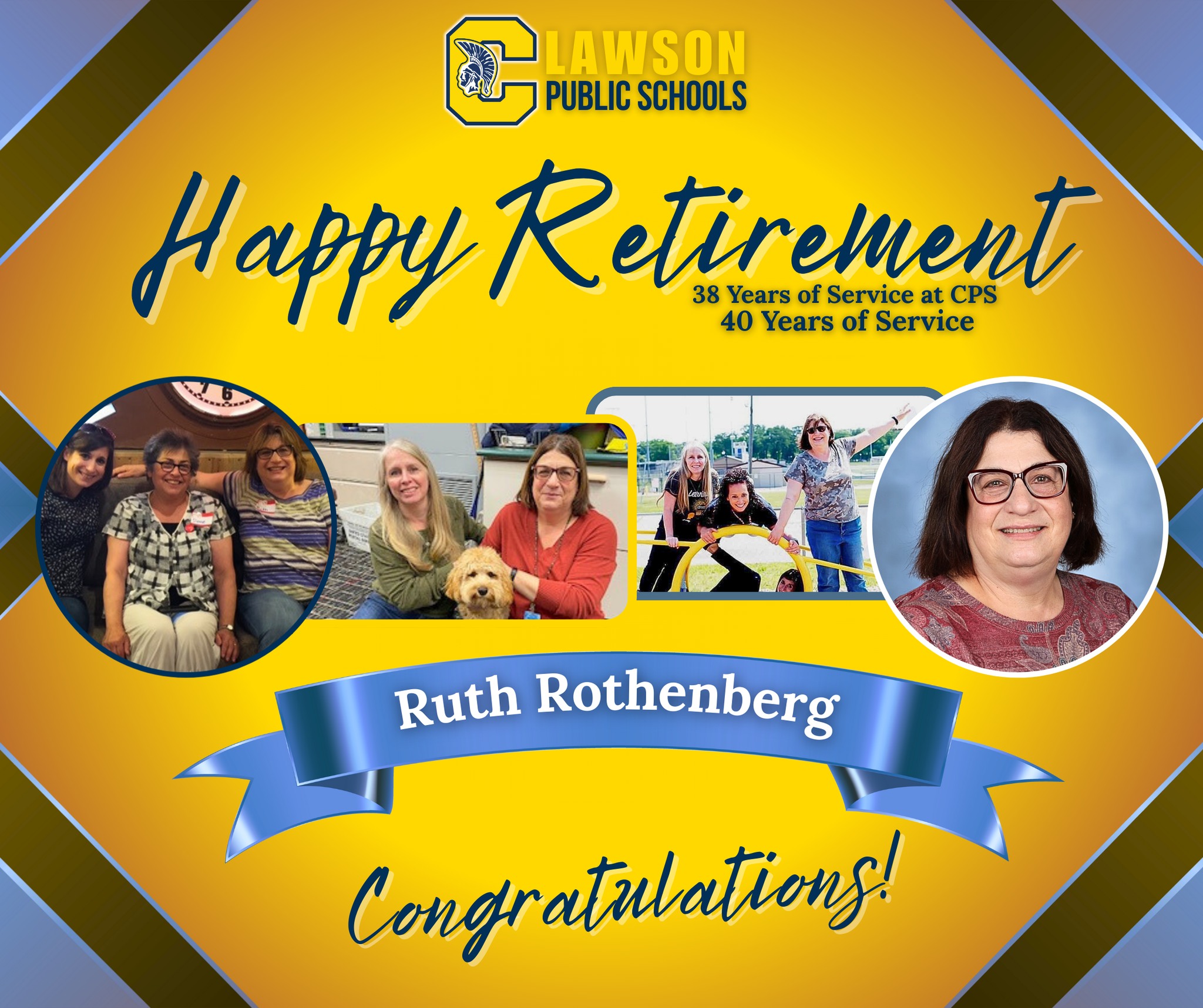 Clawson - 🎉 Join us in celebrating the retirement of Ruth Rothenberg ...