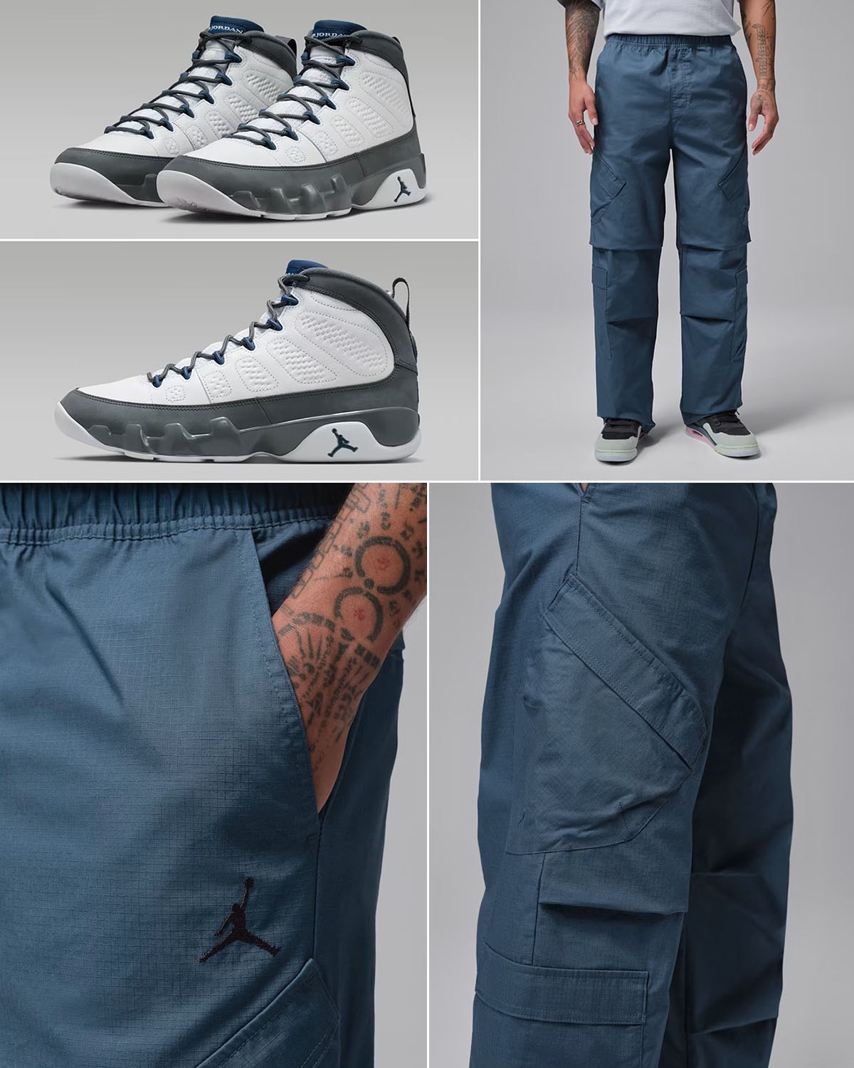 Air Jordan 9 “Flint Grey” (2026) x Jordan Flight Men