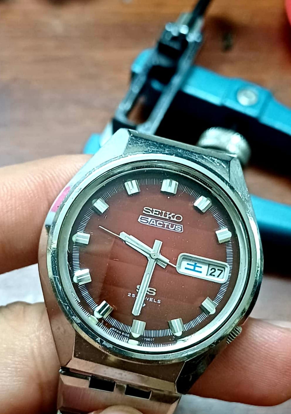 SEIKO 5アクタス SS 6106-7700 - Teal 