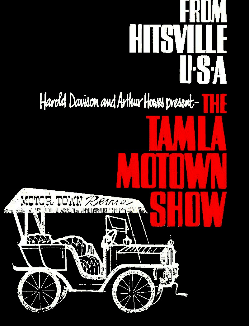 Tamla Motown show concert programme from March 1965