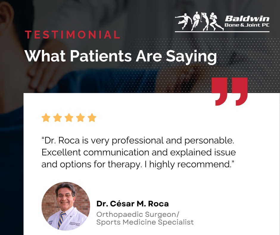 Baldwin - We're grateful for the wonderful 5-star review for Dr. Cesar ...