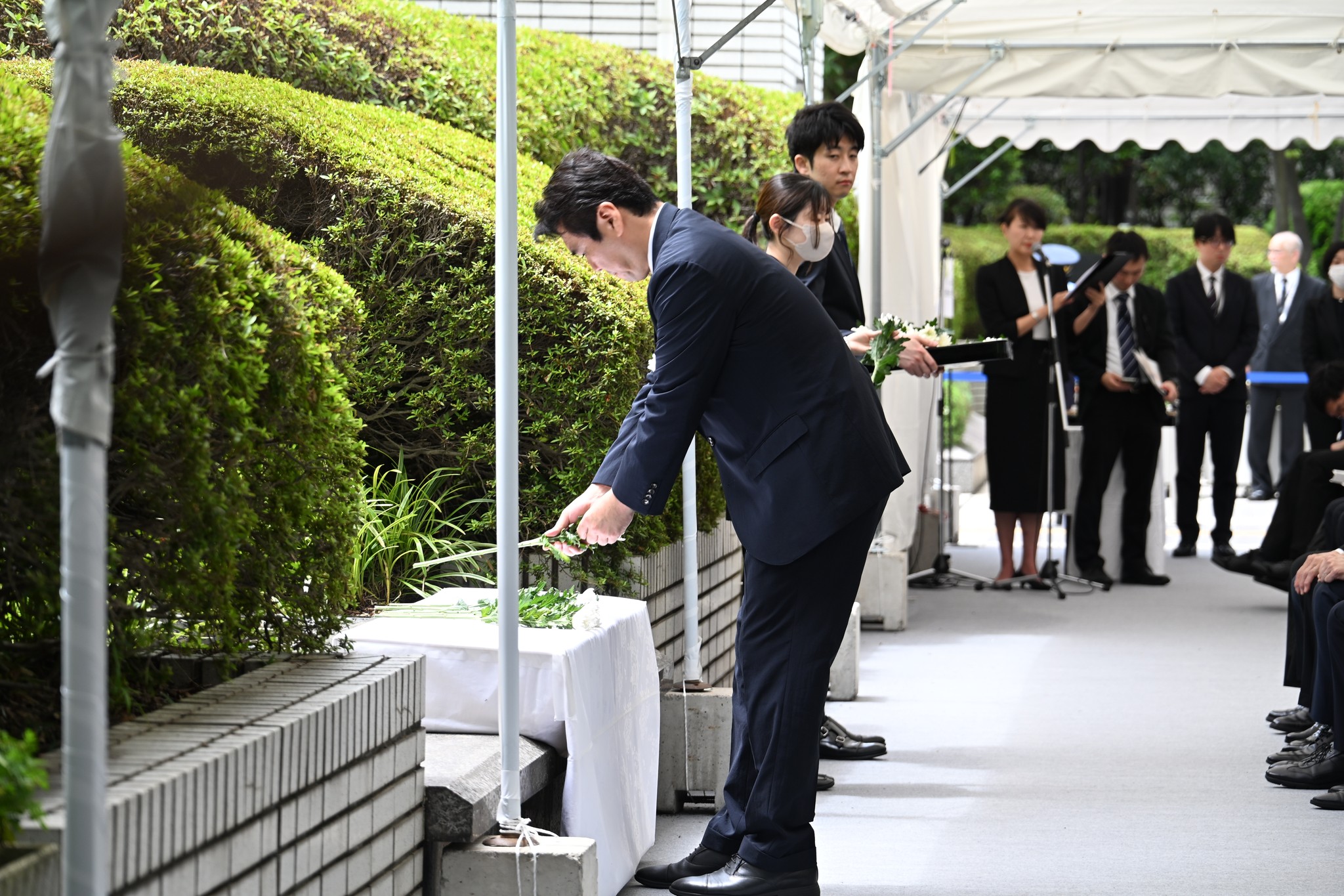らい病予防法による被害者の名誉回復及び追悼の日」式典に松本大臣が 