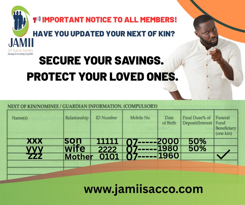 Let’s be honest… 👀 📌 Is your Next... - Jamii DT Sacco Society | Facebook