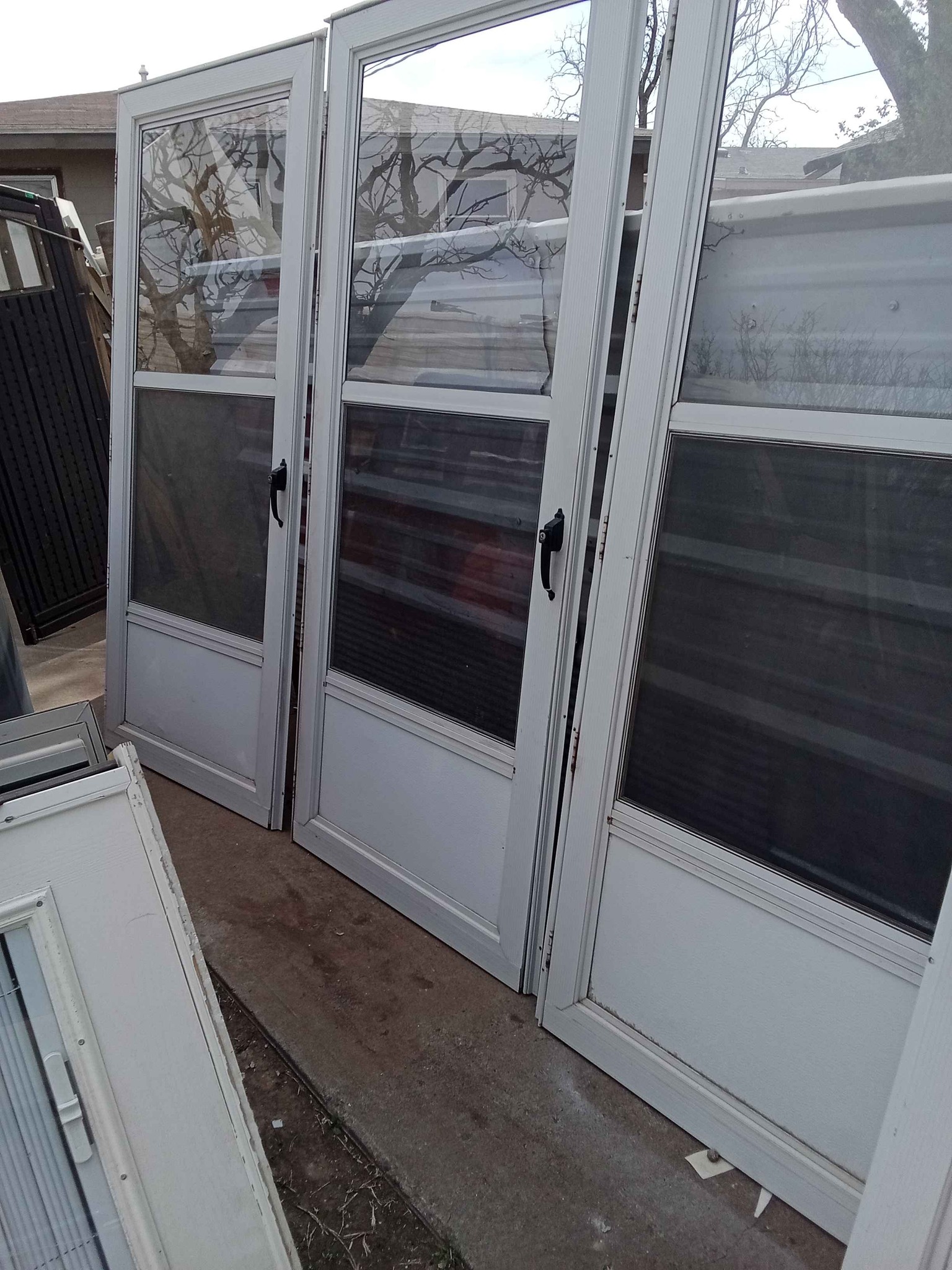 36x80 storm doors with frames - Miscellaneous - Amarillo, Texas