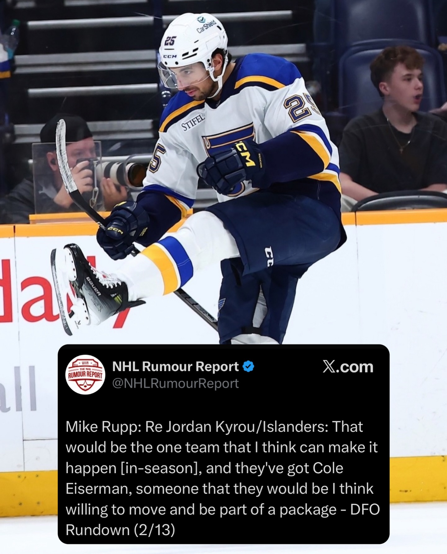 Drive4Five - Mike Rupp thinks the Islanders could pull off a trade for ...