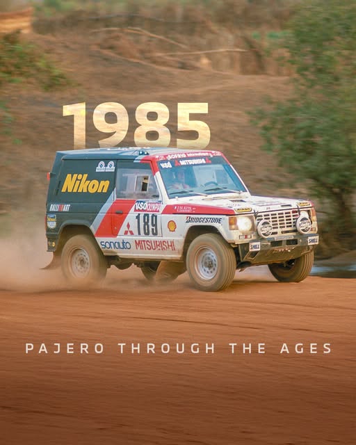 Paris - Alger - Dakar Rally 1985 Andrew Cowan / J.Syer Mitsubishi