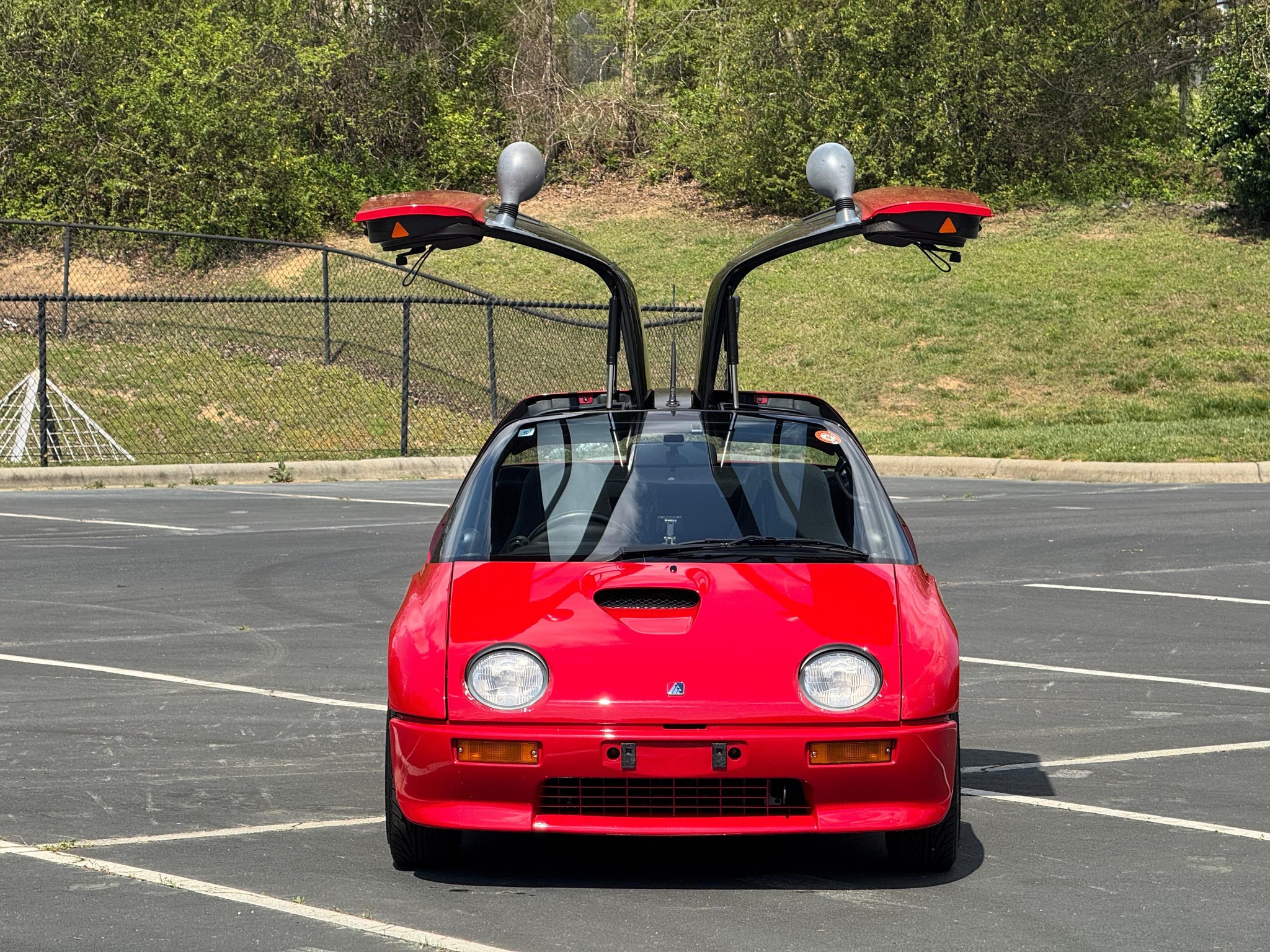 Gullwing doors. 63 horsepower. The coolest kei car? The AZ-1