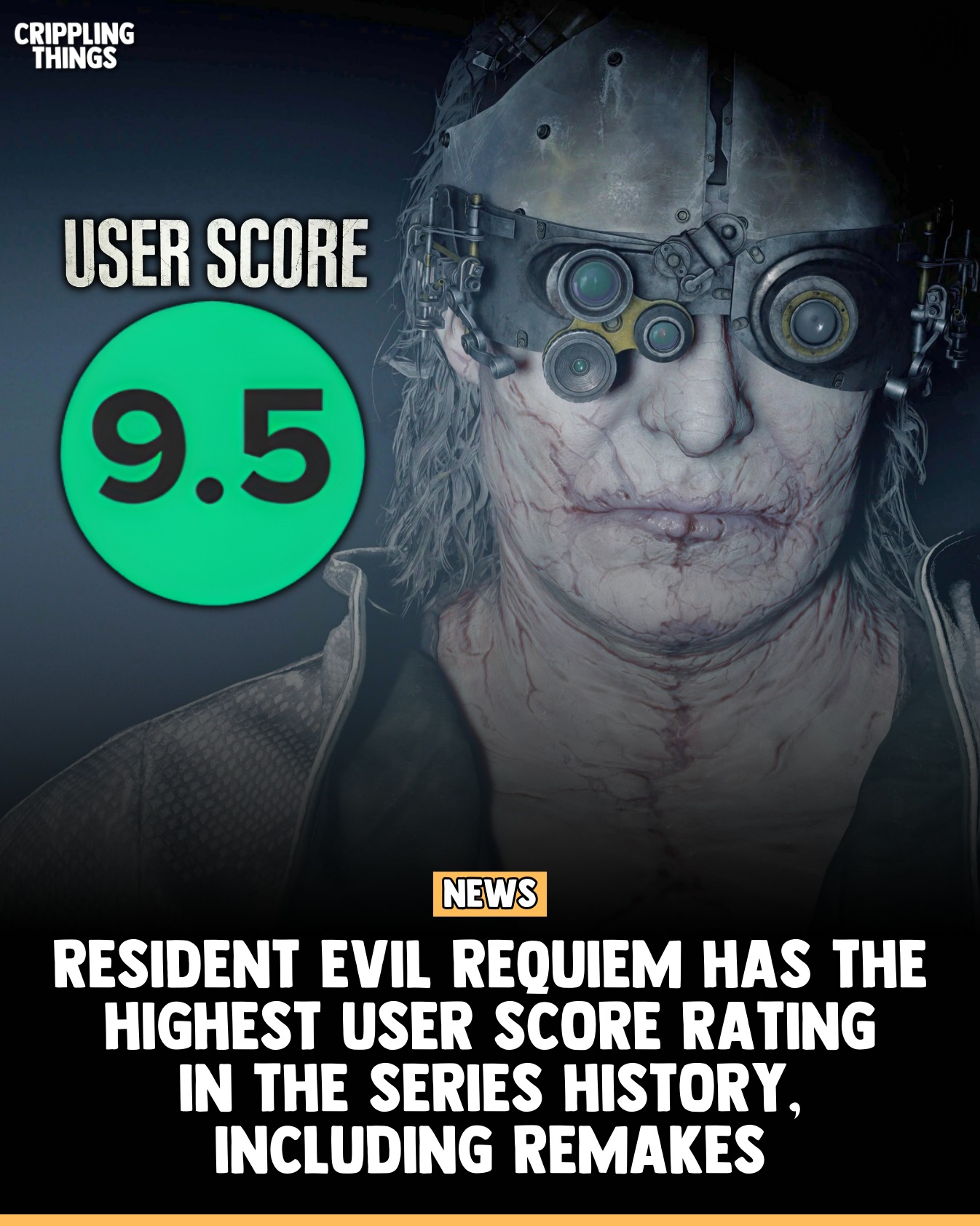 Resident Evil Requiem now boasts the... - Crippling Things | Facebook