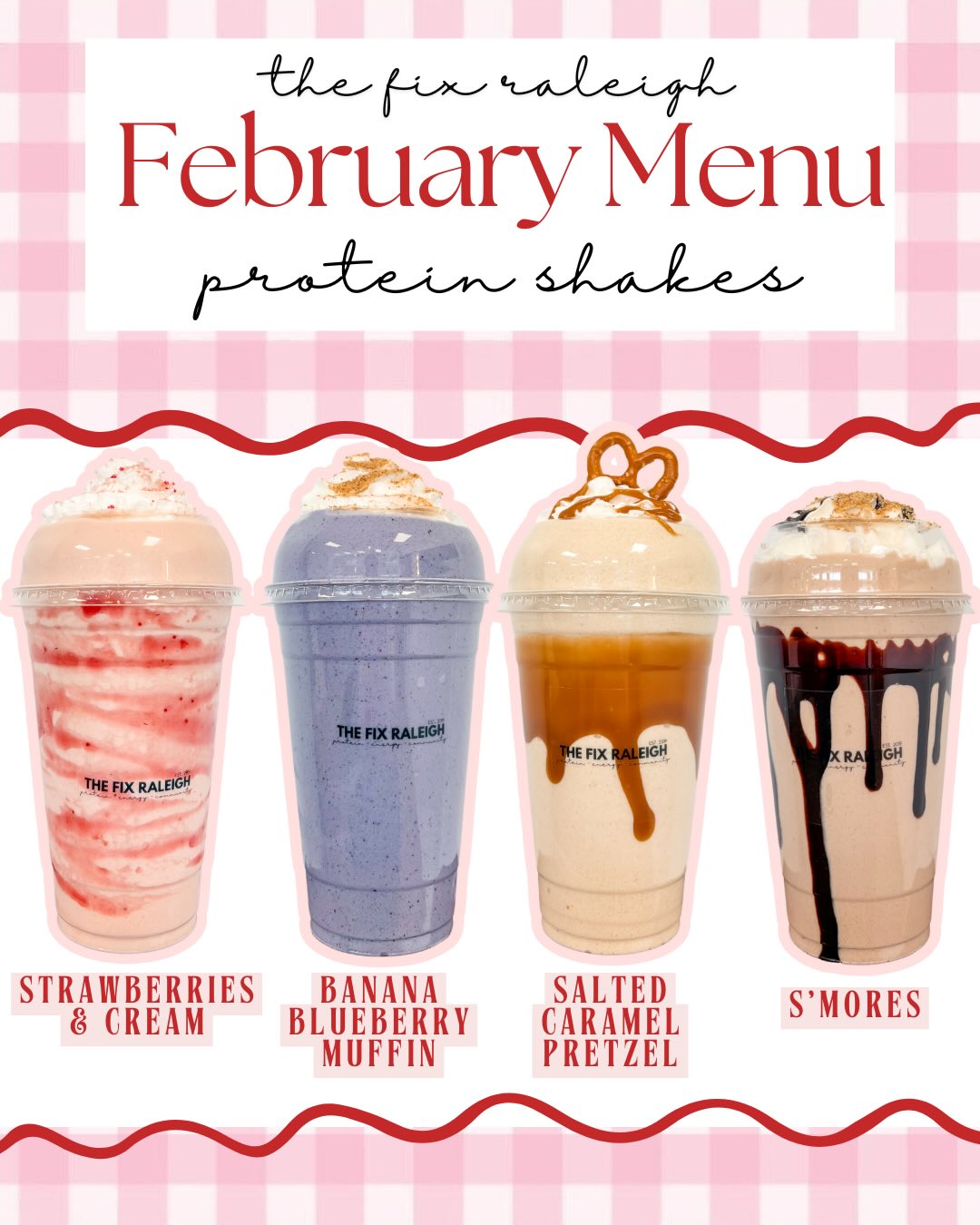 The Fix Raleigh - 💌 FEBRUARY MENU is NOW AVAILABLE!! 🩷 ... | Facebook