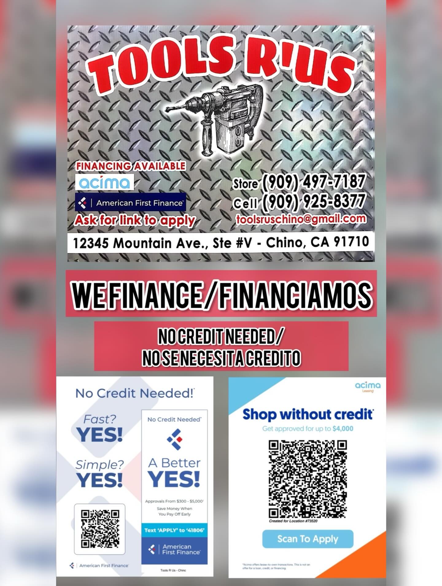 Toolsrus - Toolsrus added a new photo — in Fontana, CA.