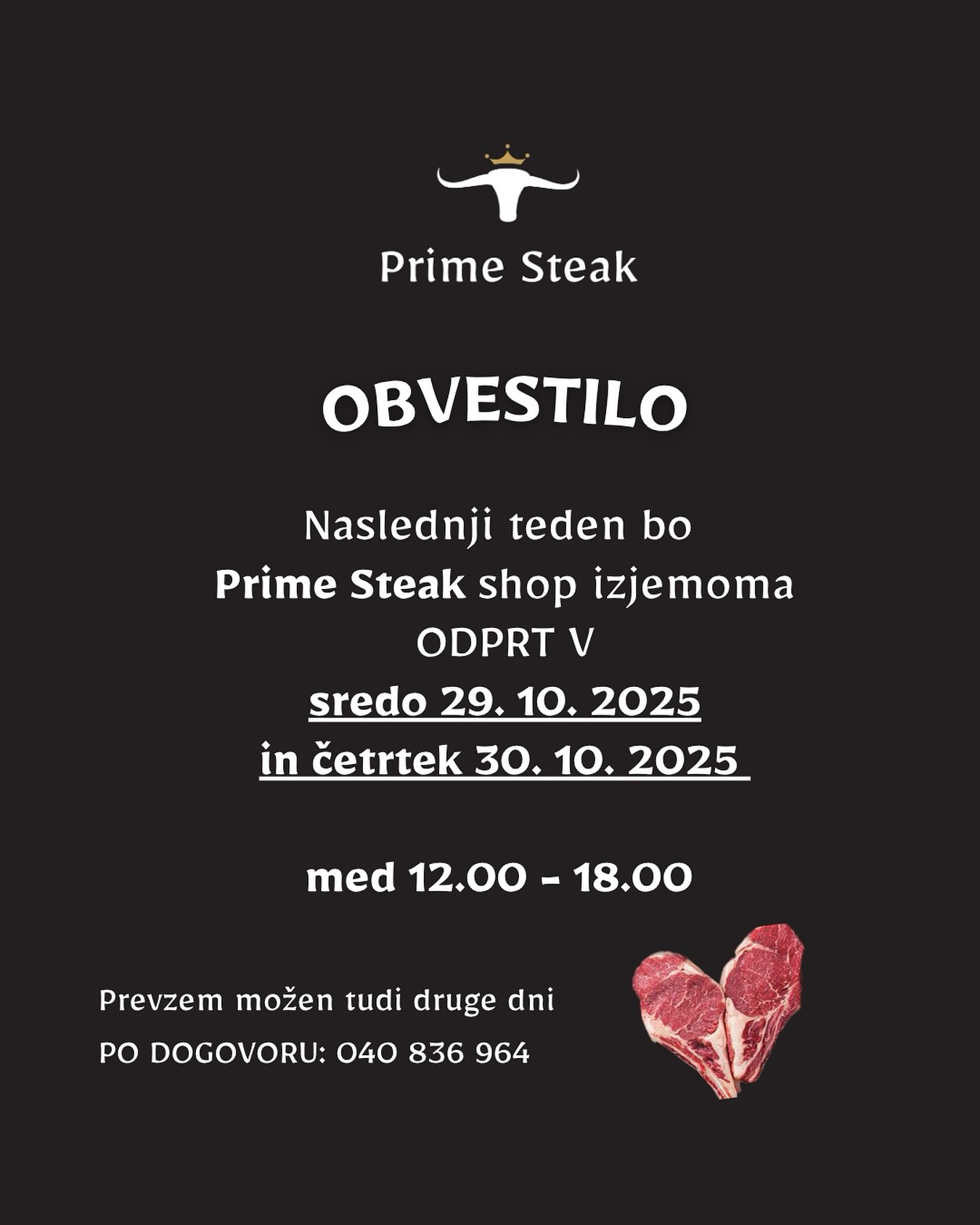Prime - 🥩 Pozor, ljubitelji mesa! 🥩 Med krompirjevimi bo v petek in ...