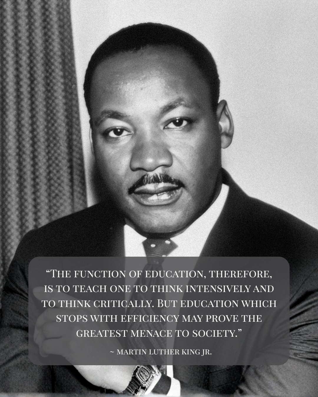 USC - Dr. King wrote in 1947: 