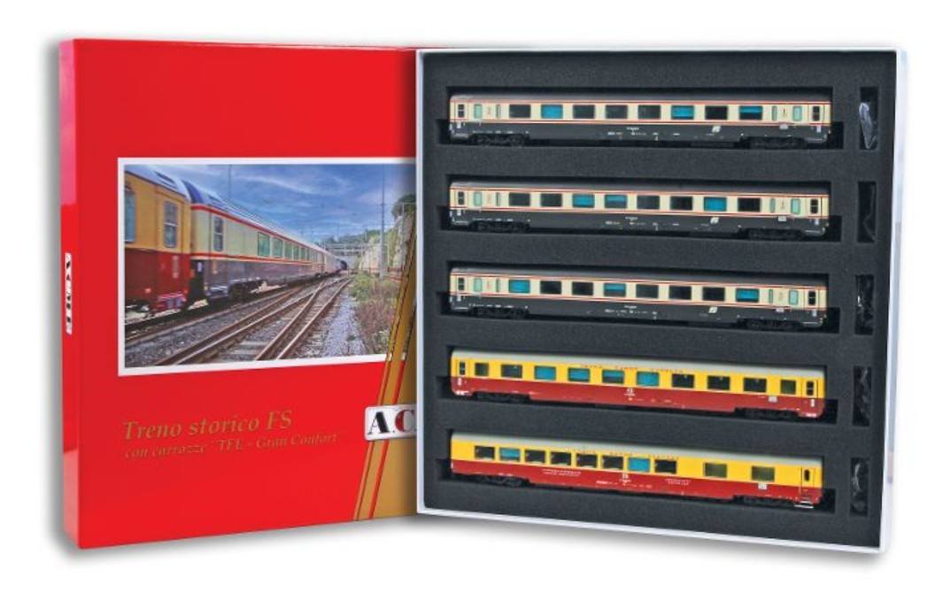 Set Locomotives électriques FS Ale 601 "Il Rapido D'Italia" - ACME échelle H0 1:87 - Neuf