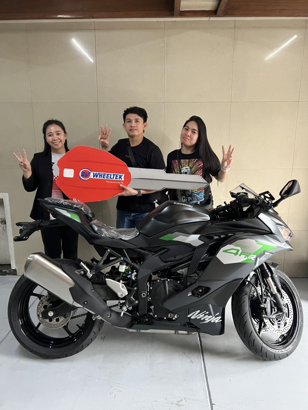 Congratulations ‼️🎉🎊 Mr.R.V.R for your Brand New Kawasaki ZX