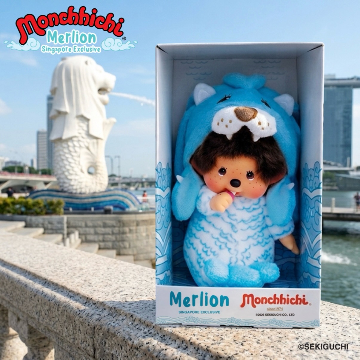 Available from 1st August 2026] 🇸🇬 MONCHHICHI MERLION PLUSH