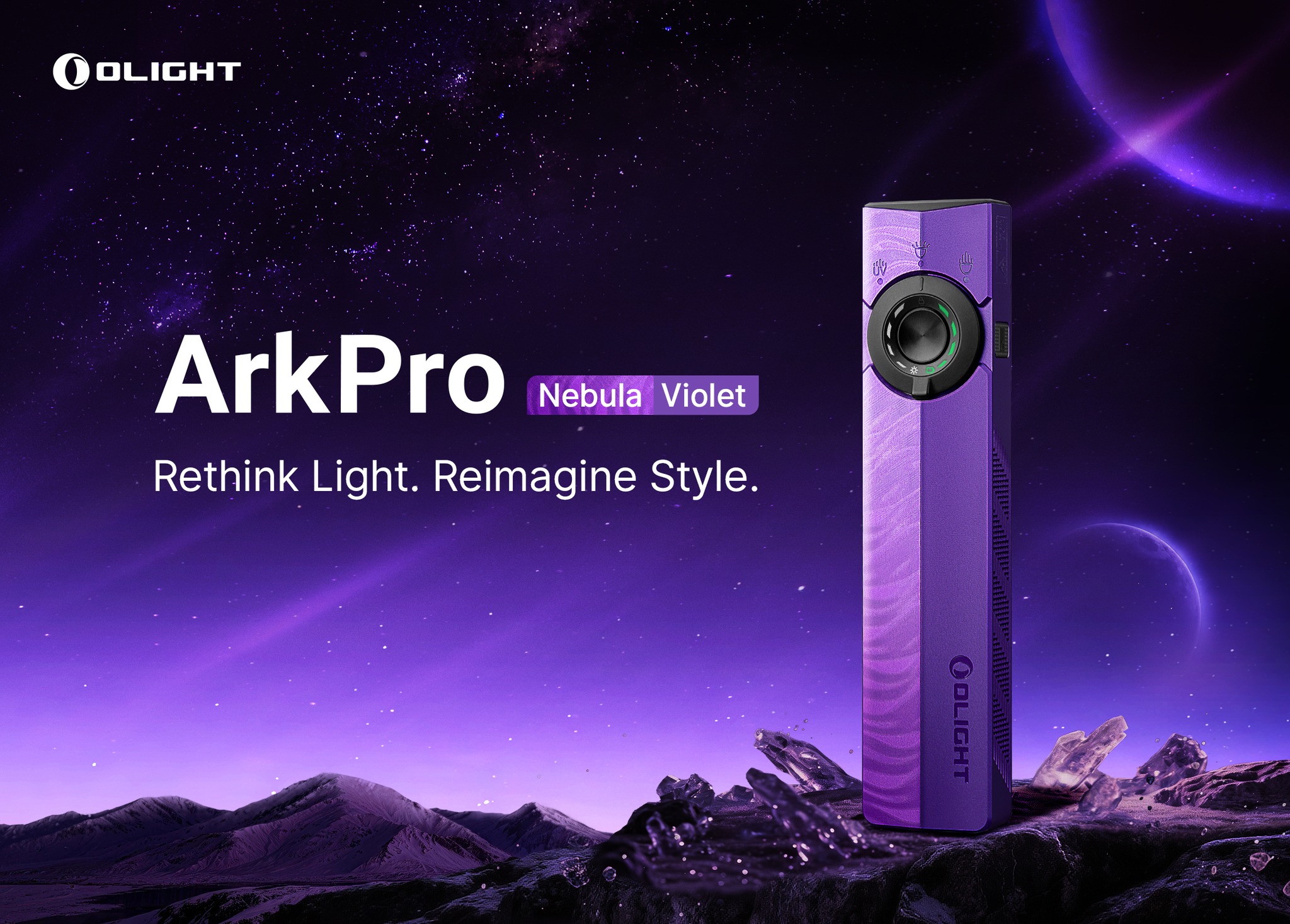 A new color has arrived. 💜 The Nebula Violet ArkPro pairs a