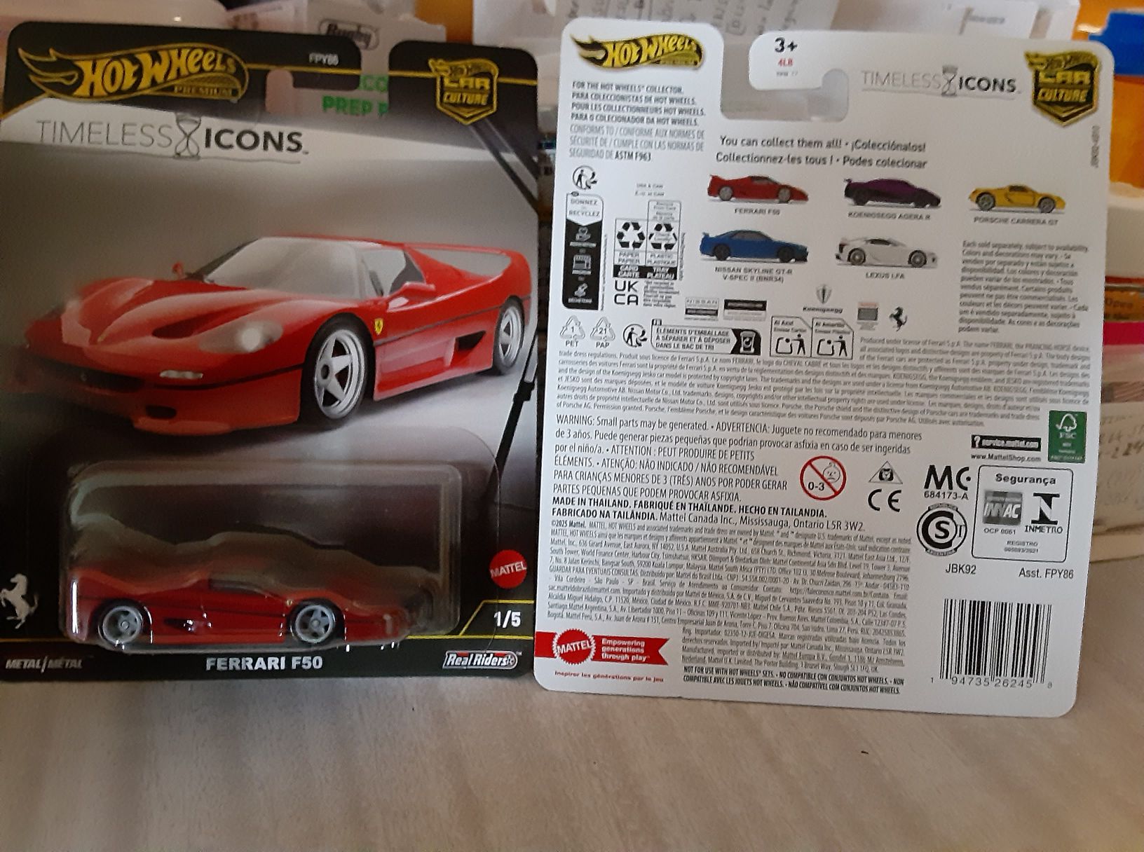 The Ferrari F50, a timeless beauty. #HotWheels #Ferrari