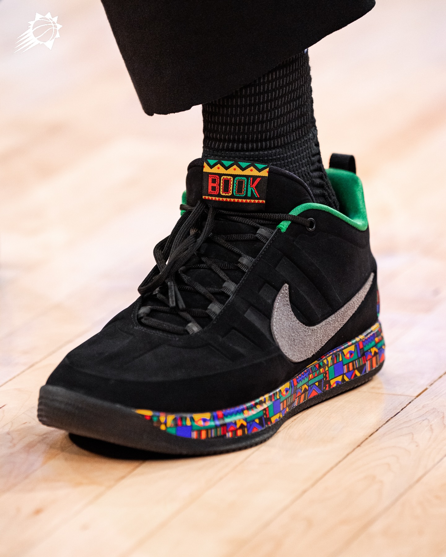Devin Booker debuted a new Air Raid-inspired Nike Book 2