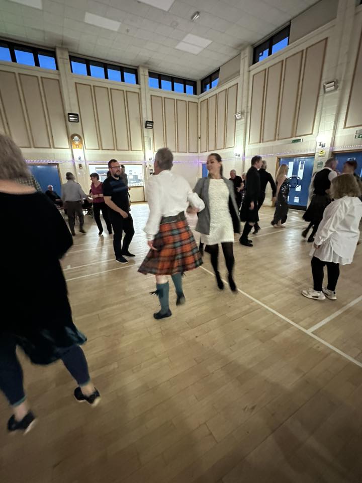 Polish-Scottish Burns night Ceilidh. Pittodrie, Aberdeen