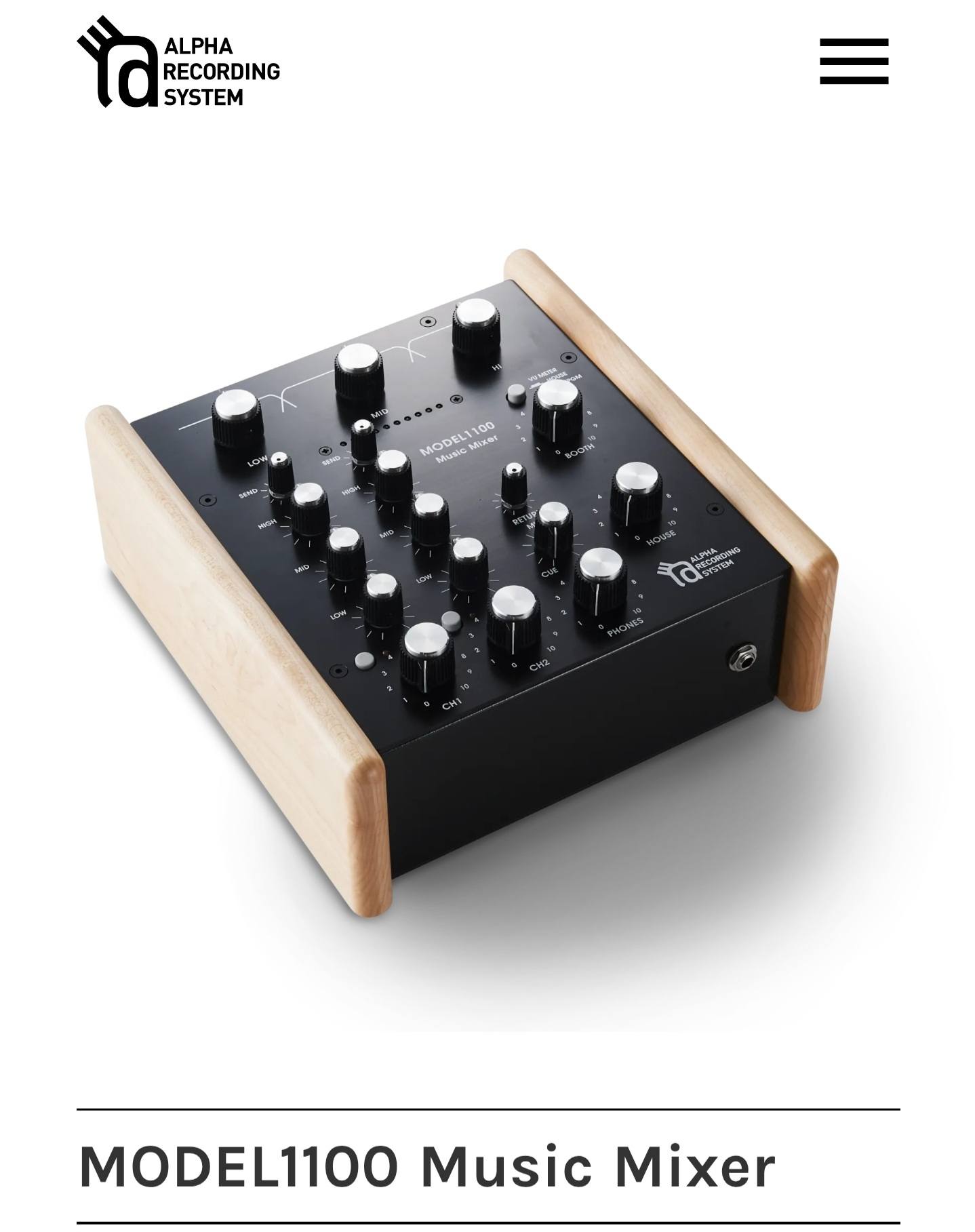Ars model 4100 mixer and crossfader 120
