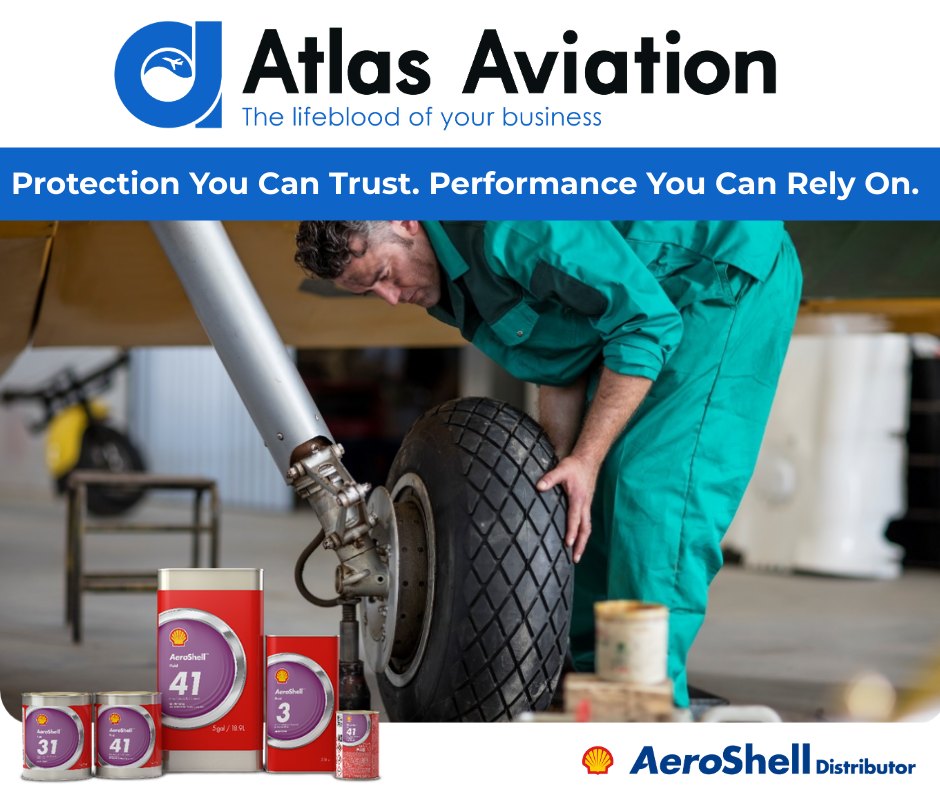 Atlas - ️ Confidence in Every Flight with AeroShell Fluids ️ At Atlas ...