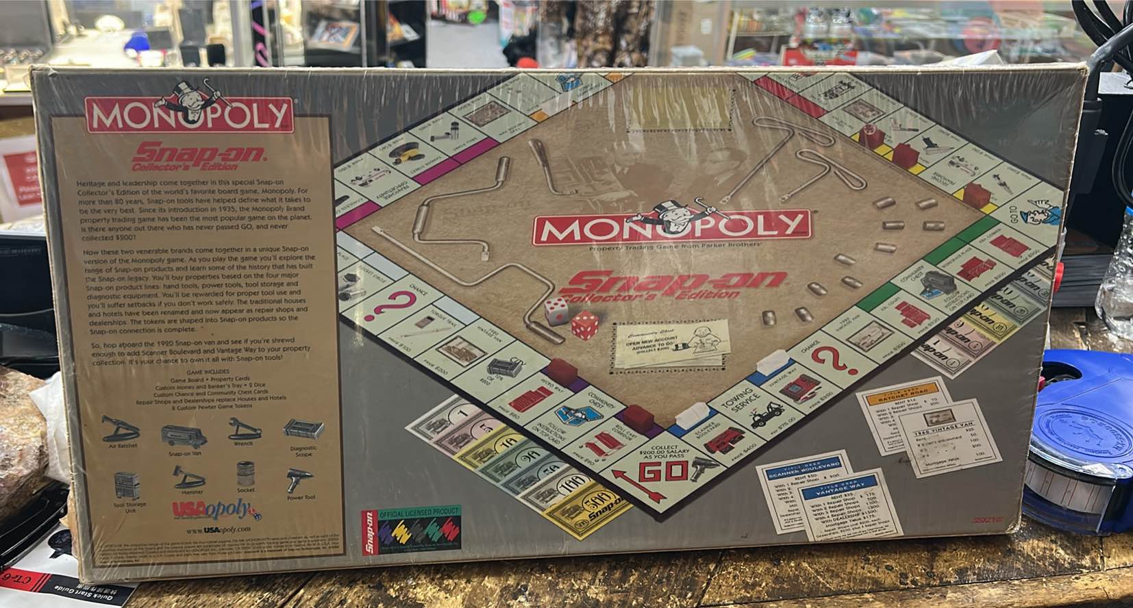 Snap On Tools Collectors Edition Monopoly by Parker Brothers NEW Sealed ...