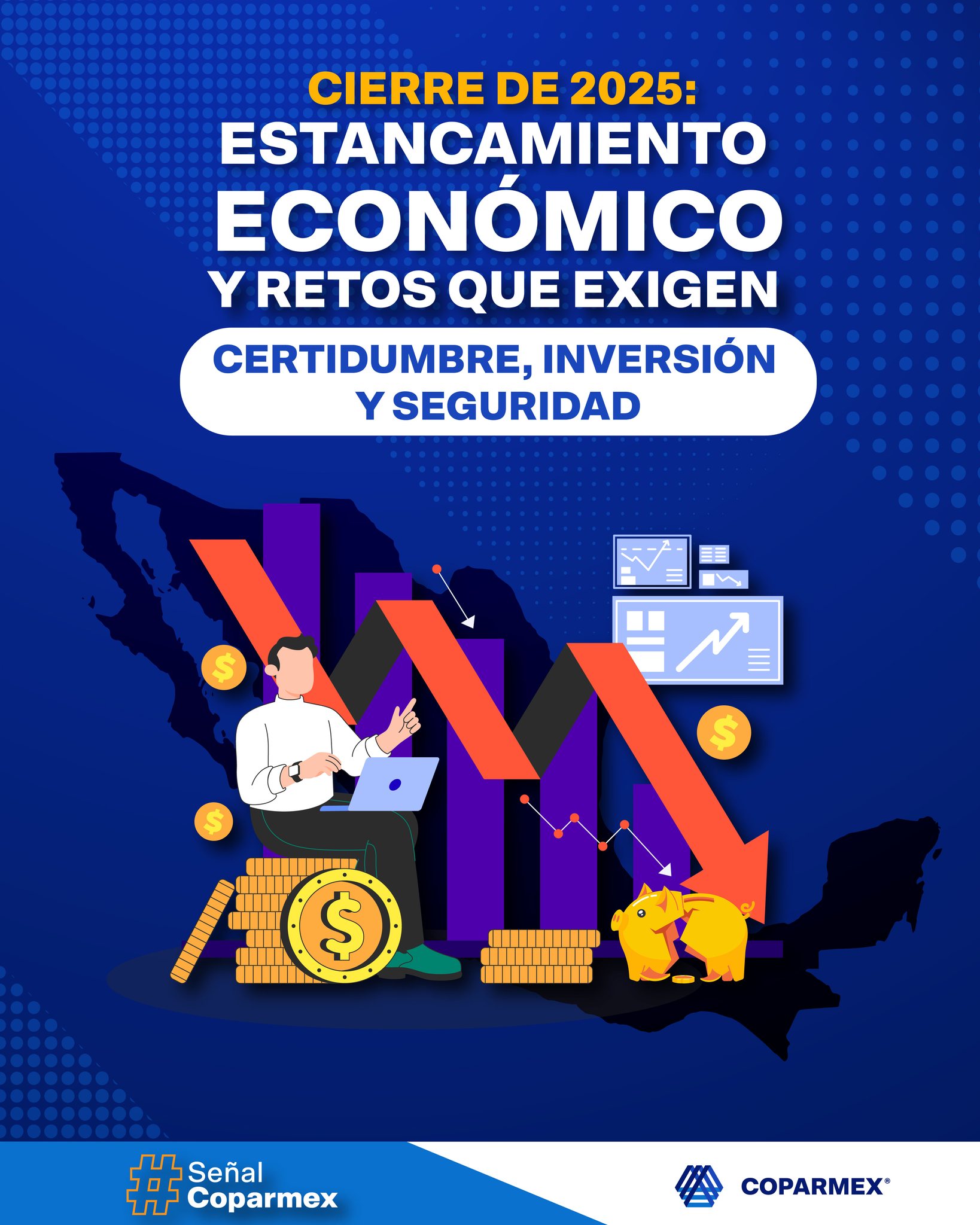 Poder - 📊 Desde COPARMEX señalamos que el cierre de 2025 refleja un ...